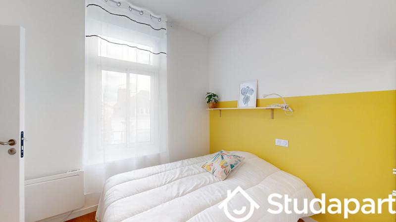 Chambre - 9 m² - 1 pièce