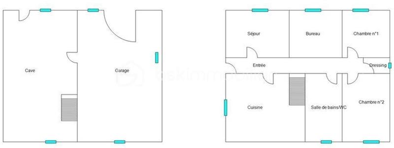 Maison de village - 87 m² - 4 pièces