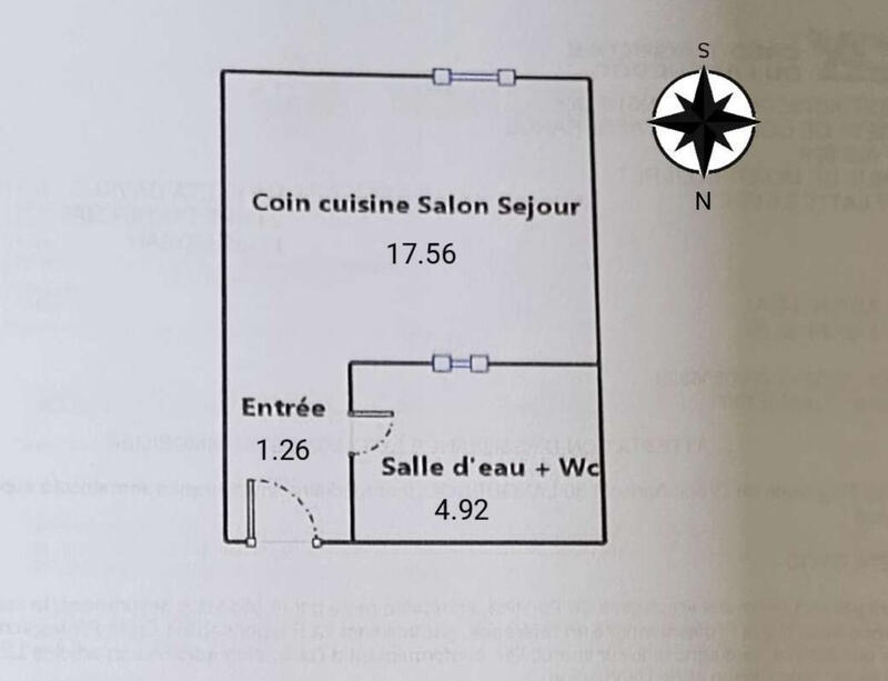 Appartement - 24 m² - 1 pièce