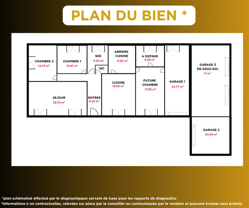 Maison - 128 m² - 4 pièces