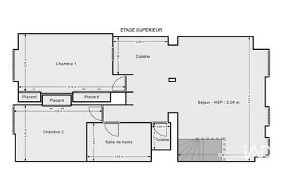 Appartement - 66 m² - 3 pièces