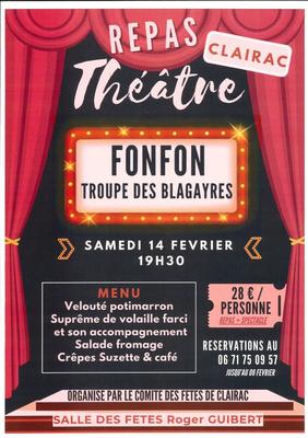 Repas-Théâtre "Fonfon"
