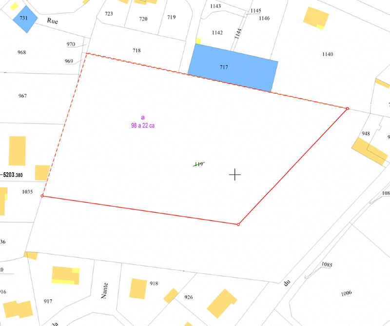Terrain agricole - 838 m²