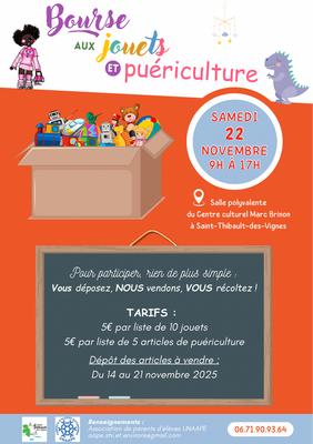 Bourse aux jouets et puériculture