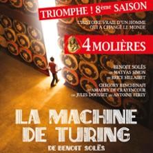 La Machine de Turing - Théâtre Michel, Paris