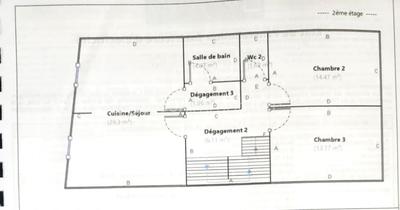 Appartement - 146 m² - 6 pièces