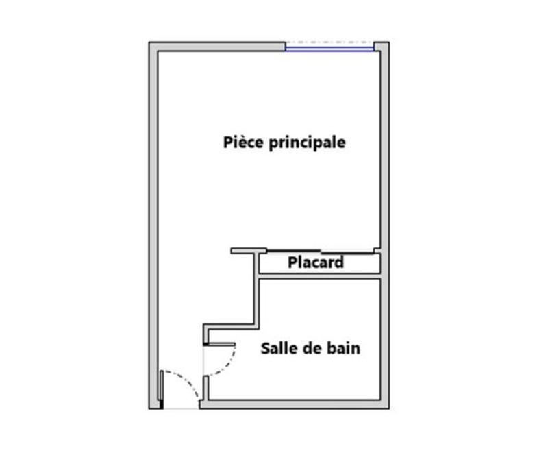 Appartement - 21 m² - 1 pièce