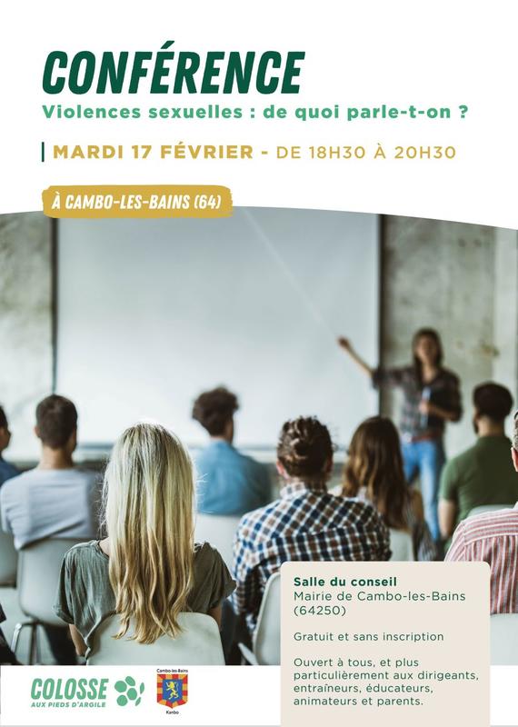 Conférence "Violences sexuelles : de quoi parle-t-on ?"