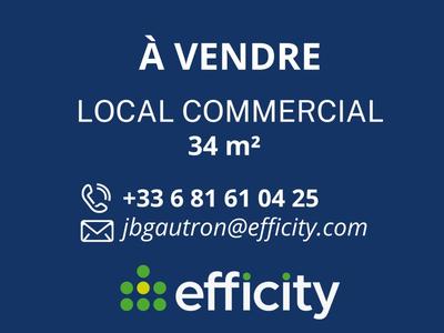 Local commercial - 34 m² - 1 pièce