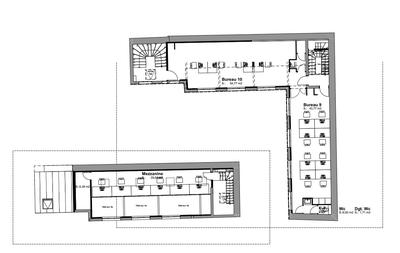 Bureau - 92 m²