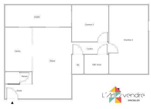 Appartement - 64 m² - 3 pièces