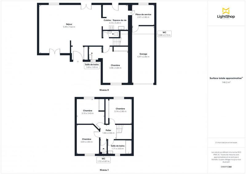 Maison - 116 m² - 6 pièces
