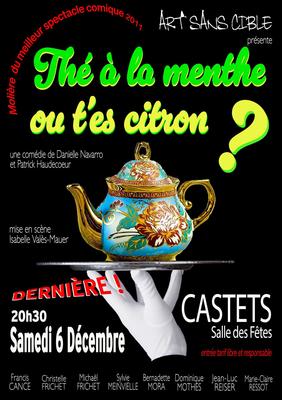 Théâtre &quot;Thé à la menthe ou t'es citron?