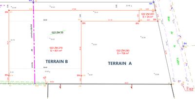 Terrain - 706 m²
