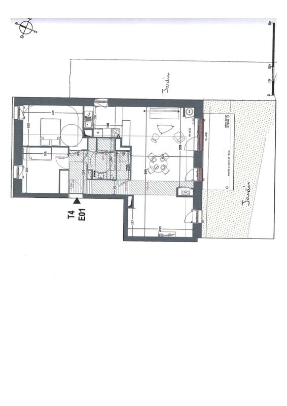 Appartement - 80 m² - 2 pièces