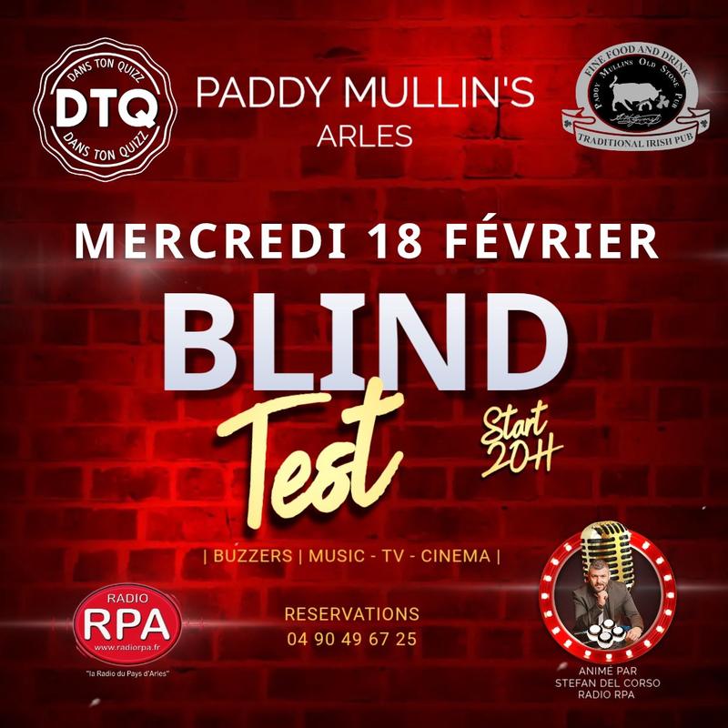 Soirée Blind Test animé par Stefan Del Corso