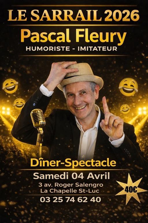 Diner sous le signe du rire avec Pascal Fleury