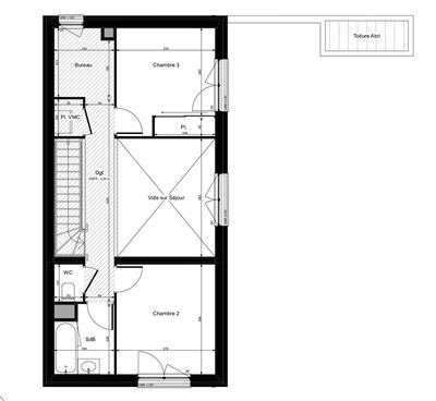 Maison - 92 m² - 4 pièces