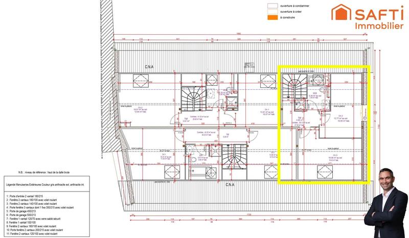 Appartement - 95 m² - 4 pièces