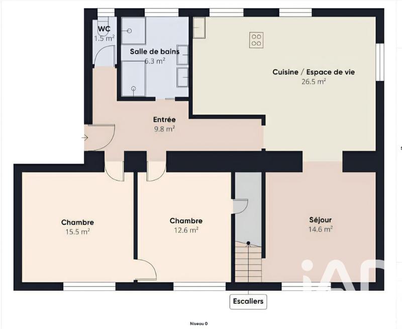 Appartement - 109 m² - 5 pièces