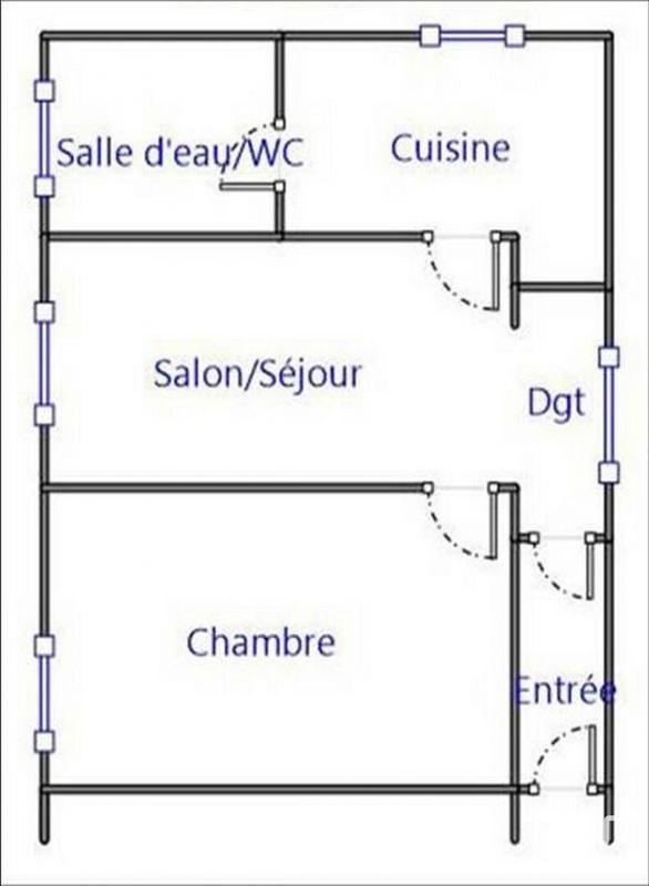 Appartement - 39 m² - 2 pièces