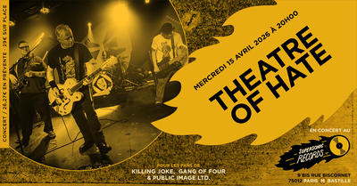 Theatre of Hate en concert (côté Records)