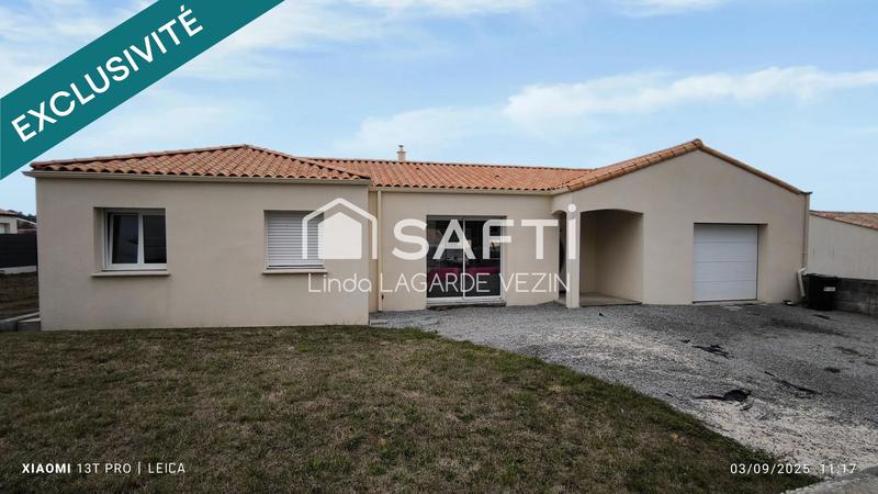 Maison - 106 m² - 5 pièces