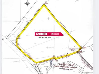 Terrain constructible - 1 021 m²