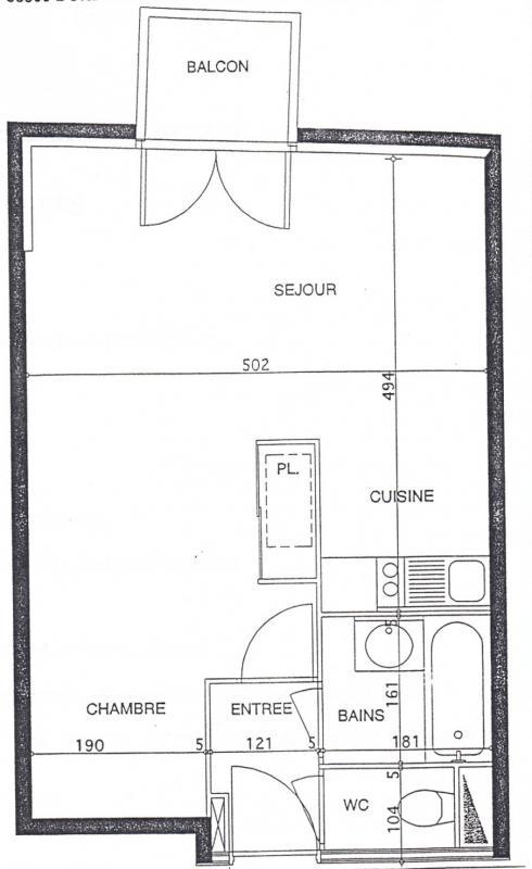 Appartement - 36 m² - 1 pièce