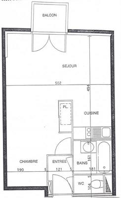 Appartement - 36 m² - 1 pièce