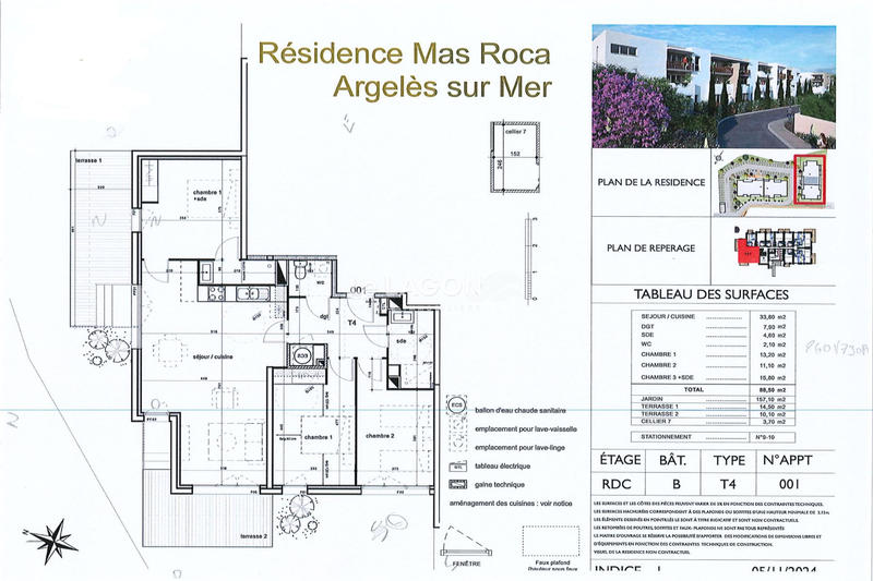 Appartement - 89 m² - 4 pièces