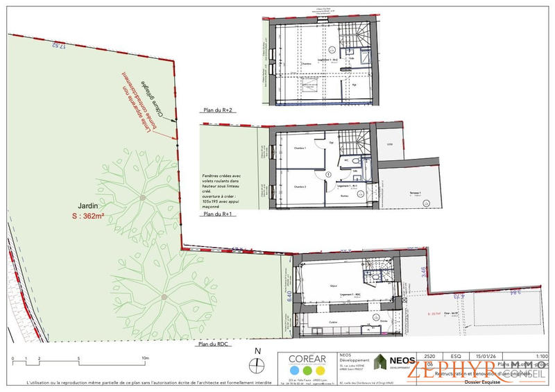 Maison ancienne - 116 m² - 4 pièces