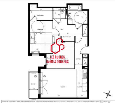 Appartement - 71 m² - 3 pièces