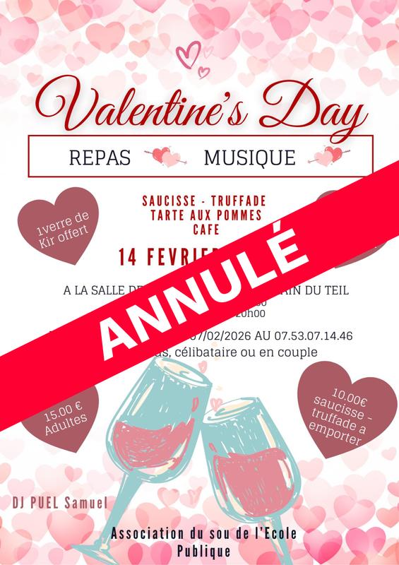 Annule - Soirée Valentine's Day
