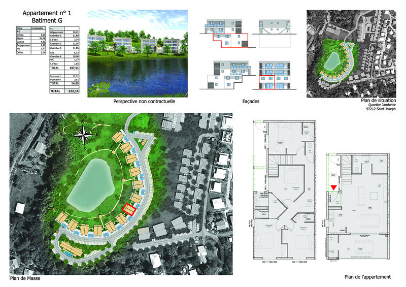 Duplex - 108 m² - 5 pièces
