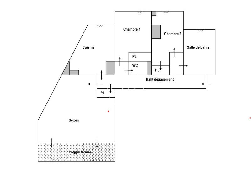 Appartement - 87 m² - 3 pièces