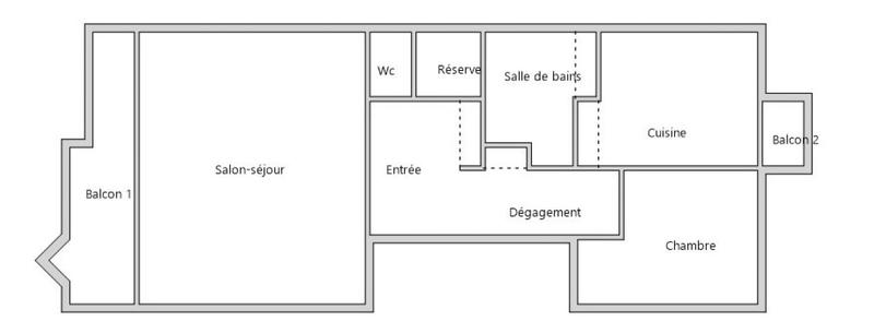 Appartement - 77 m² - 3 pièces