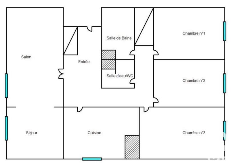 Appartement - 96 m² - 4 pièces