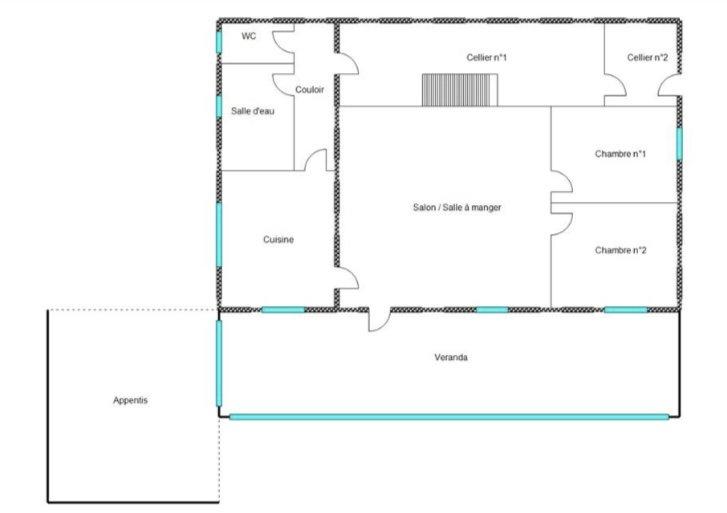 Maison - 160 m² - 6 pièces