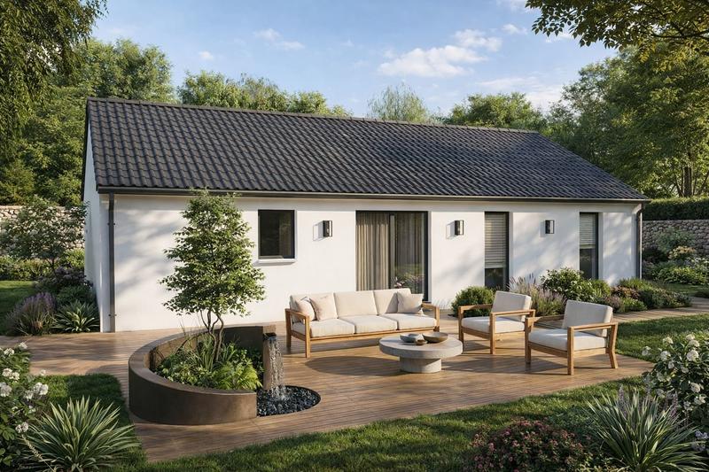 Maison - 80 m² - 4 pièces