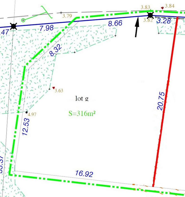 Terrain - 316 m²