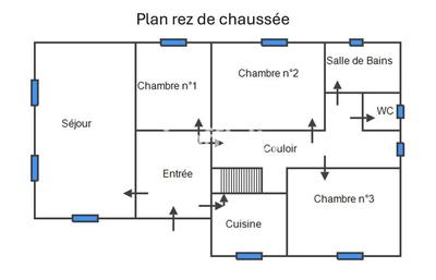 Maison - 110 m² - 4 pièces