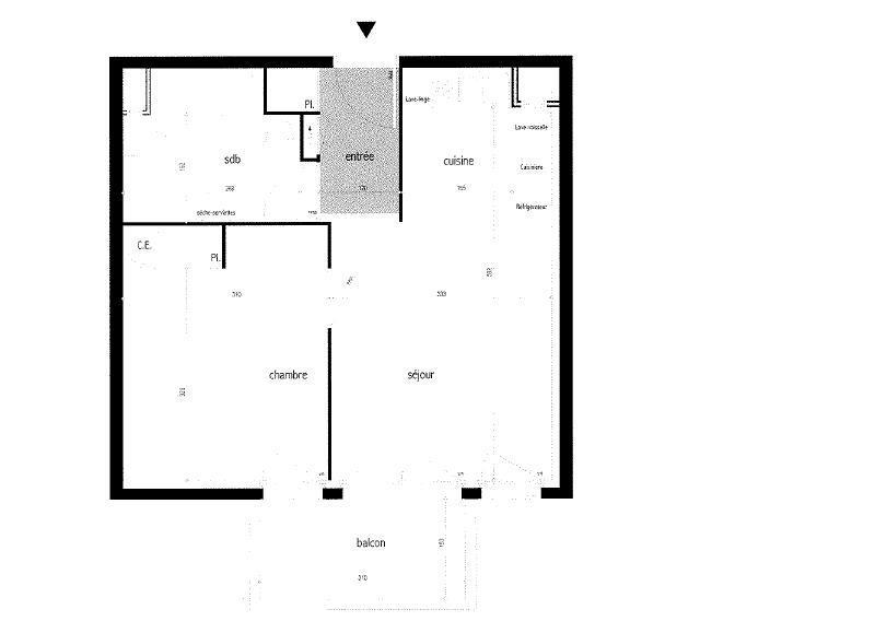 Appartement - 38 m² - 2 pièces