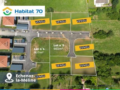 Terrain de lotissements - 663 m²