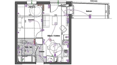 Appartement - 41 m² - 2 pièces
