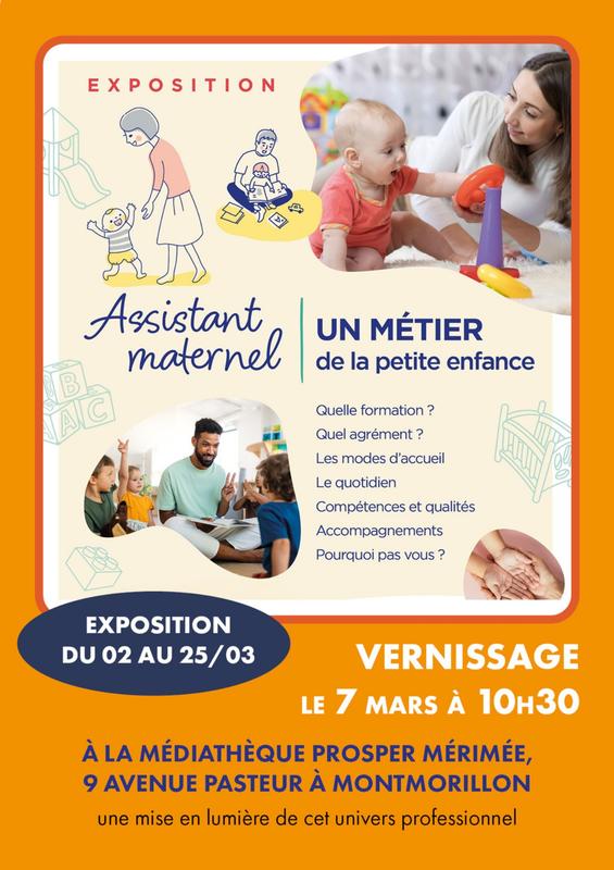 Exposition Assistant Maternel, un métier de la petite enfance