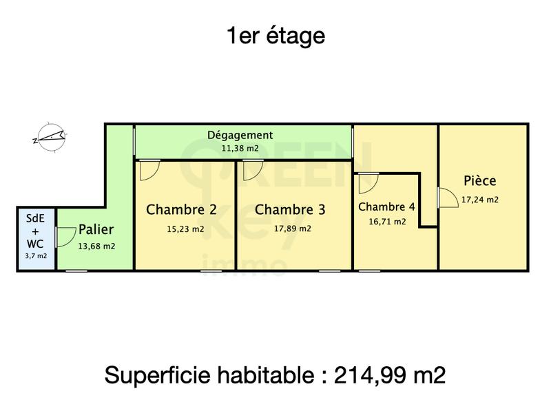 Maison - 215 m² - 7 pièces