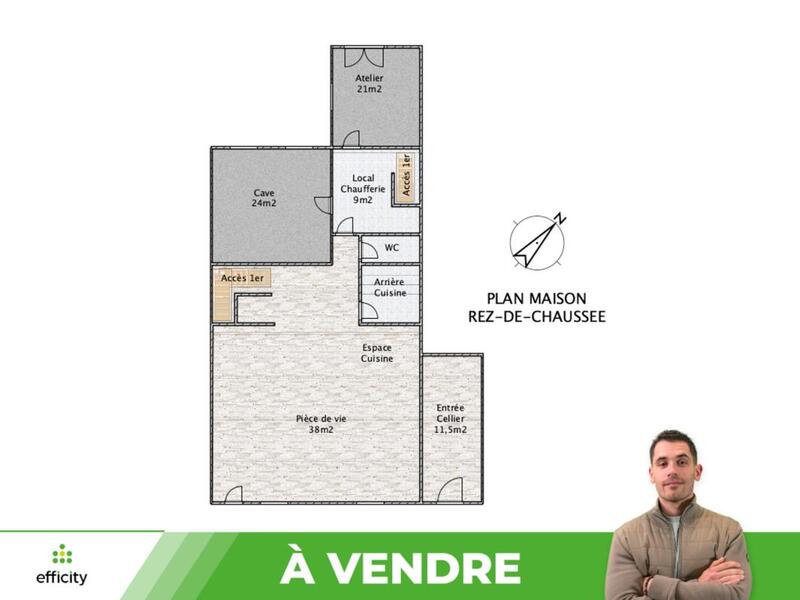 Maison - 182 m² - 6 pièces