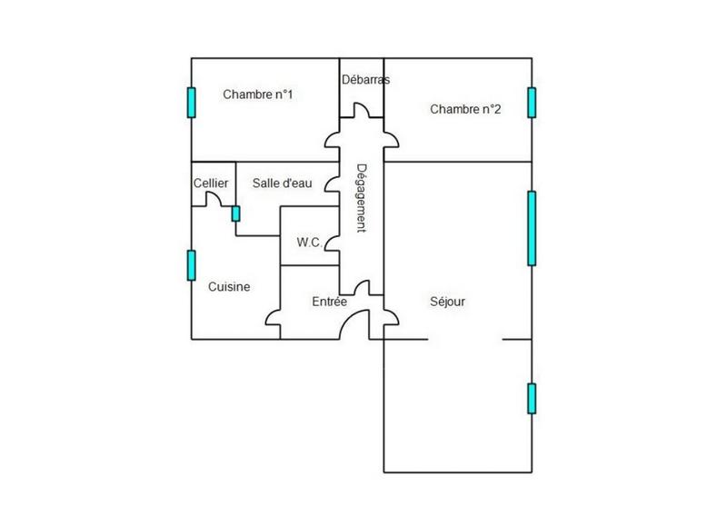 Appartement - 83 m² - 4 pièces