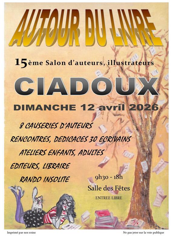 Salon "Autour du livre" à Ciadoux en Comminges